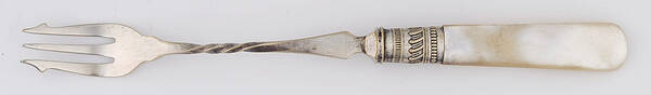 Pearl Handle Flatware 4 (Sterling) Long Pearl Handle Pickle Olive Fork