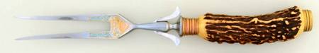 AWJ5 (Stainless) Large Stainless-Prong Roast Carving Fork