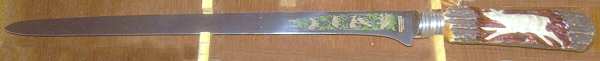 AWJ6 (Stainless) Filet Knife Stainless Blade Serving