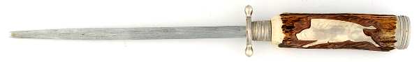 AWJ6 (Stainless) Large Roast Steel Rod Knife Sharpener