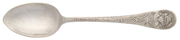 States &amp; Cities Souvenir Spoons (Coin) by AI Coin Silver