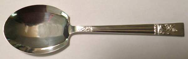 ANV5 (Silverplate) Solid Smooth Casserole Spoon