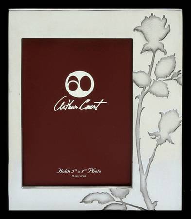 Rose (Aluminum, Hollowware) 5" X 7" Picture Frame