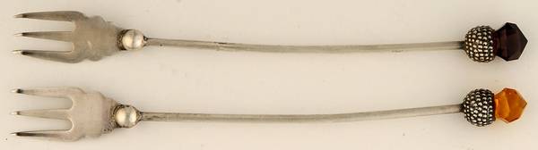 AOK3 (Sterling) (Set of 2) Seafood Cocktail Fork