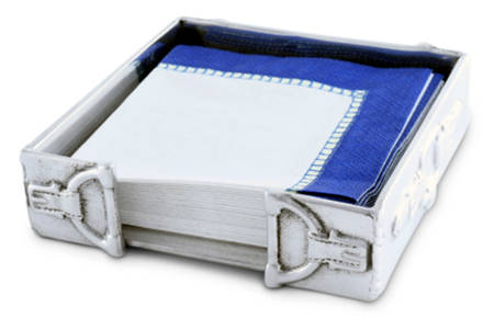 Equestrian (Aluminum, Hollowware) Cocktail Napkin Holder