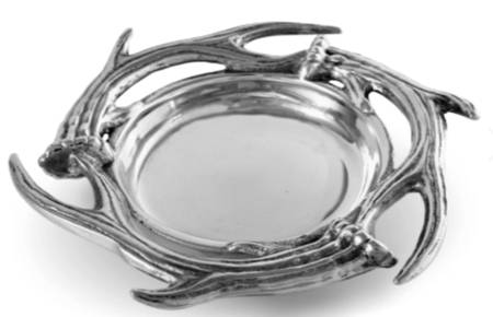Antler (Pewter, Hollowware) Wine Bottle Coaster