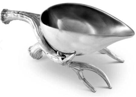 Antler (Pewter, Hollowware) Sauce/Gravy Boat