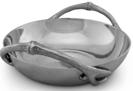 Antler (Pewter, Hollowware) 15" Round Handled Bowl