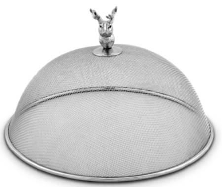Antler (Pewter, Hollowware) 10" Mesh Dome Picnic Cover