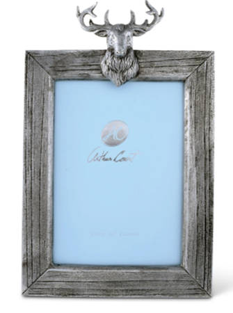 Antler (Pewter, Hollowware) Frame-Holds 5" X 7" Picture