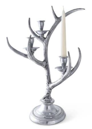 Antler (Pewter, Hollowware) 3-Light Candelabra