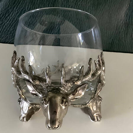 Antler (Pewter, Hollowware) Votive Candleholder