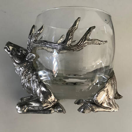 Antler (Pewter, Hollowware) Votive Candleholder