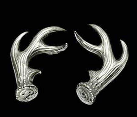 Antler (Pewter, Hollowware) Figurine Salt & Pepper