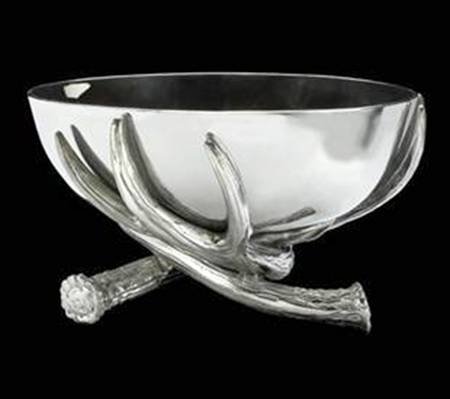 Antler (Pewter, Hollowware) Footed Dessert Bowl