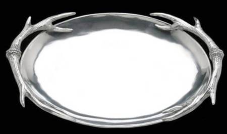 Antler (Pewter, Hollowware) 21" Oval Serving Platter