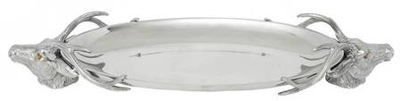 Antler (Pewter, Hollowware) Centerpiece Tray
