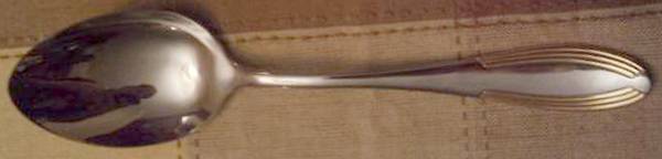 ABP6 (Stainless, Gold Accents) Place/Oval Soup Spoon