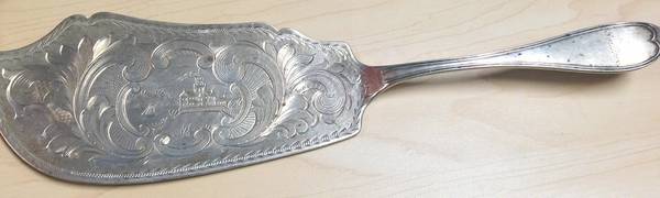 ALS21 (Silverplate) Solid Cheese Server