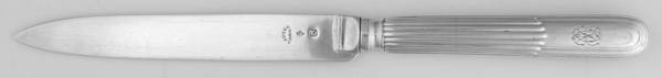 AUD2 (Sterling) Dessert/Tea Knife Hollow Handle Sterling Blade