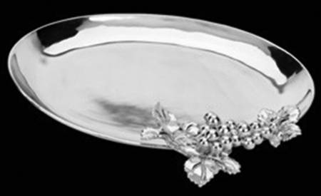 Roman Grape (Aluminum, Hollowware) 18" Oval Serving Platter