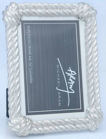 Rope (Nickelplate, Hollowware) Frame-Holds 4" X 6"