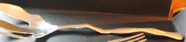 AM4 (Silverplate) Medium Solid Cold Meat Serving Fork