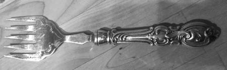 SSD3 (Sterling) Small Chipped Beef Fork,Hollow Handle