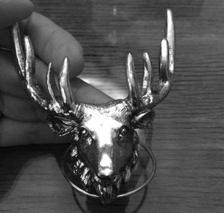 Antler (Pewter, Hollowware) Figural Napkin Ring