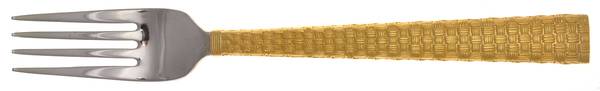 Palm Gold (Gold Electroplate) Individual Salad Fork