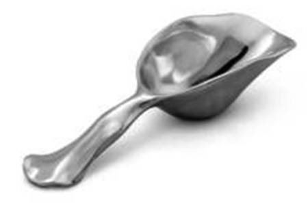Carmel (Aluminum, Hollowware) Ice Scoop with Stainless Bowl