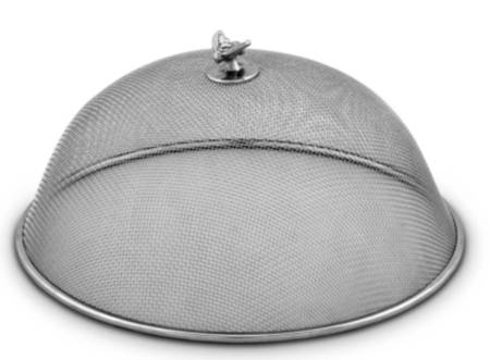 Dogwood (Aluminum, Hollowware) 10" Mesh Dome Picnic Cover