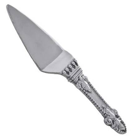 Mardi Gras (Aluminum, Hollowware) Cake Server, Solid Piece