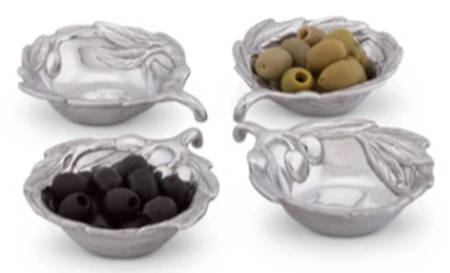 Olive Grove (Aluminum, Hollowware) Condiment Bowl - Set of 4