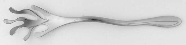 Mediterraneo (Stnls, Hollowware) Solid Salad Serving Fork