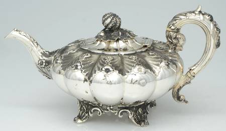 1WS1 (Sterling, Hollowware) Teapot