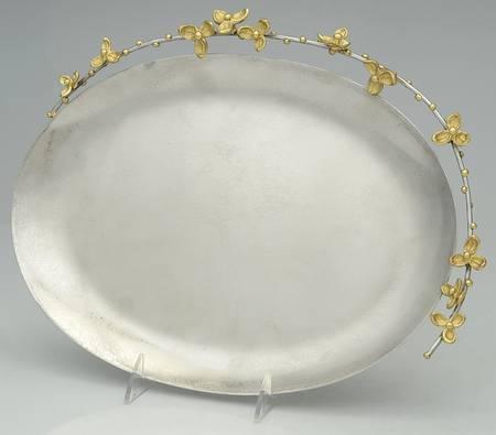 Bittersweet (Aluminum, Hollowware) 12" Oval Serving Platter