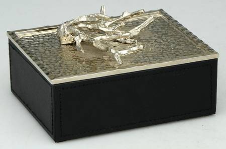 Ocean Reef (Aluminum Hollowware) Jewelry Box & Lid