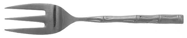 BAG12 (STAINLESS) Small Solid Cold Meat Serving Fork