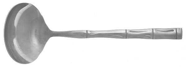 BAG12 (STAINLESS) Solid Gravy Ladle