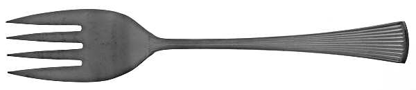 Van Cortland (Stainless) Small Solid Cold Meat Serving Fork