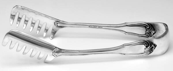 Borgia (Sterling) Solid Spaghetti Pasta Serving Tongs