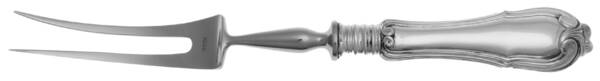 Borgia (Sterling) Small Steak Carving Fork with Stainless Prongs