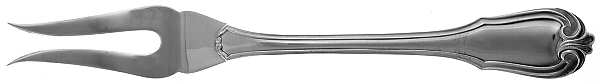 Borgia (Sterling) Large 2-Tine Cold Meat Serving Fork