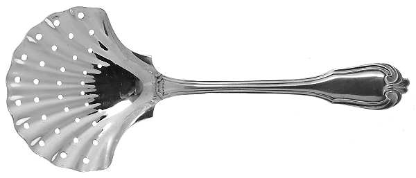 Borgia (Sterling) Pierced Vegetable Serving Spoon