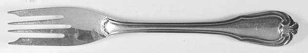 Borgia (Sterling) Large Individual Solid Fish/Salad Fork