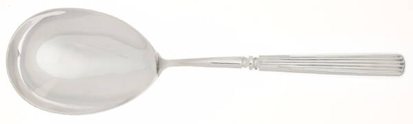 Doric (Sterling) Hollow Handle Serving Spoon with Sterling Bowl