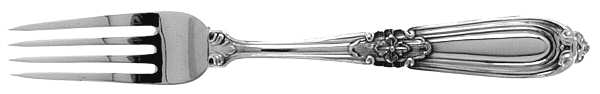 Esteval (Sterling) Fruit/Youth Fork Solid