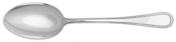 Italian Feather Edge (Sterling, Italy) Solid Serving Spoon