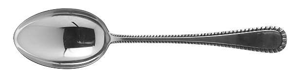 Italian Feather Edge (Sterling, Italy) Dessert/Place Spoon